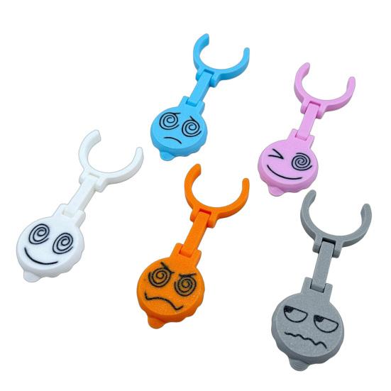 5pcs Wine Stoppers Reusable Beer Bottle Markers Plastic Cover Caps for