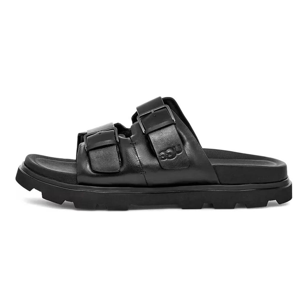 UGG Capitola Fashion Simple Slide Sandals Мужская обувь черного цвета 1153102-BLACK