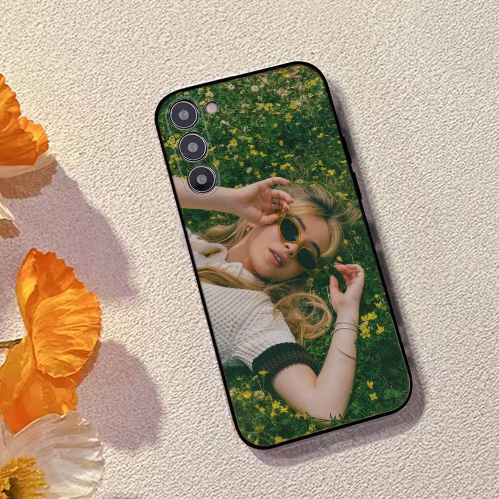 S-Sabrina C-Carpenter Певица Чехол для телефона Для Samsung Galaxy A73,A72,A71,A70,A53,A52,A51,Другие Мягкий черный чехол