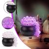 Halloween Decorations Indoor DIY Bubbling Cauldron Set - Black Plastic Bowl Party Decoration Spooky Vintage Decor For Room Party Table Remote Control
