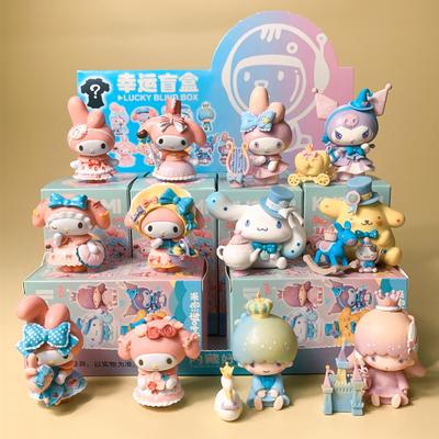 Новая коллекционная фигурка Sanrio Kawaii Kuromi Cinnamoroll My Melody вслепую, кукла, сюрприз-пакетик, игрушка для фанатов, подарок