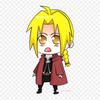 Thermal Sticker Patch On Clothing Edward Elric Alphonse Elric Iron On Patch For T-Shirt Dress DIY Washable A-Level Applique