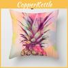 Tropical Fruit Painted Pineapple Pattern Pillowcase For Elegant Home Decor**