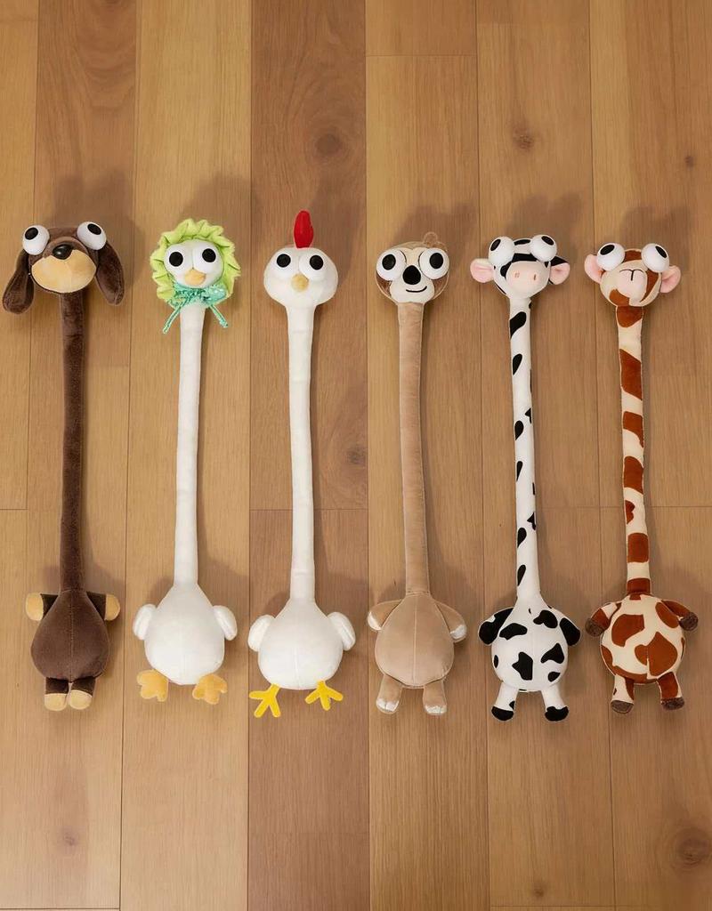 40cm Long Neck Evil Dachshund Dragon Mouse Plush Toy Funny Weird Stuffed Plush Animal Doll Cute Creative Decoration Gifts