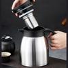 Stainless Steel Coffee Tea Kettle with Detachable Tea Strainer Leak-Proof Vacuum Flask Office Thermos Bottle Kitchen Accessories