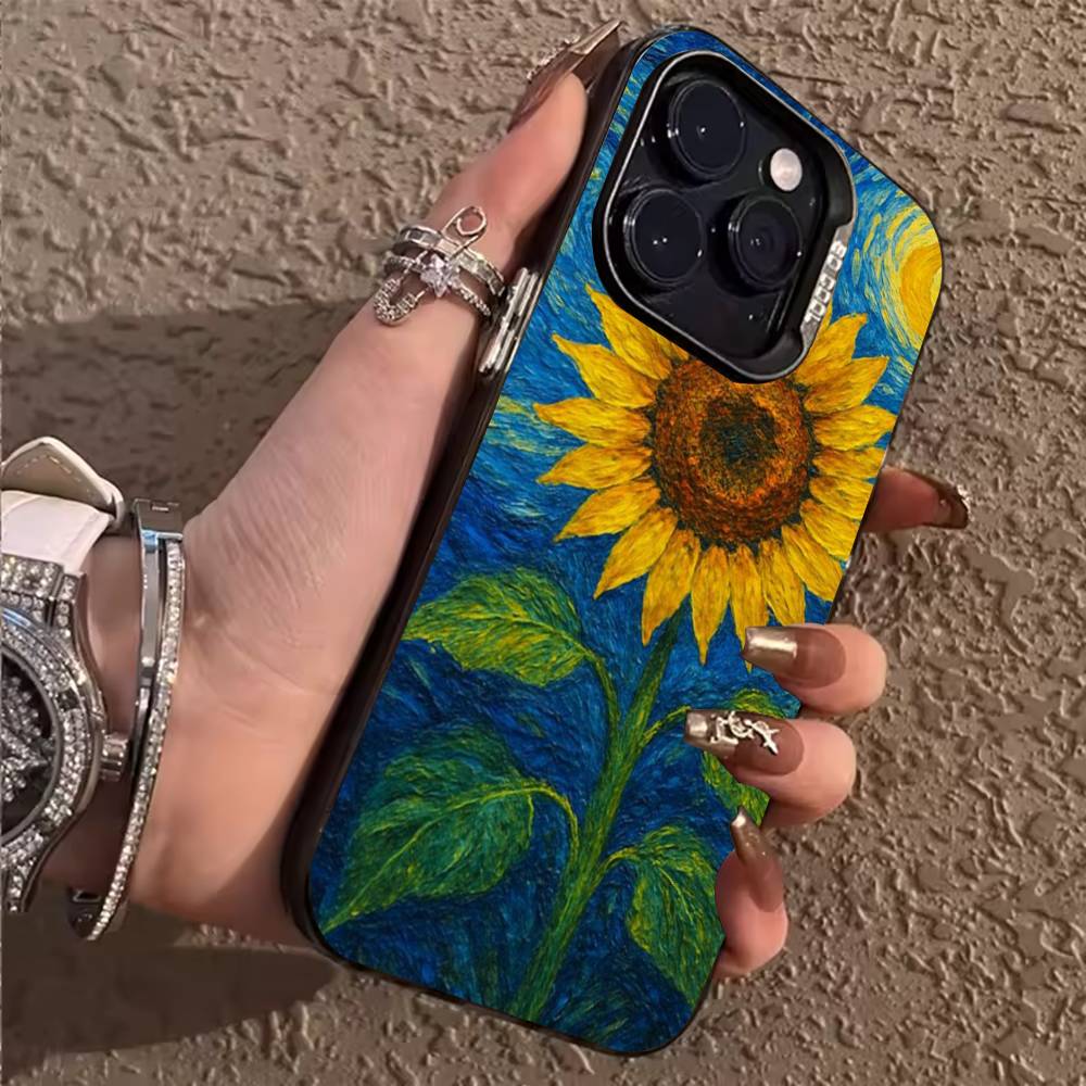 Чехол для телефона V-Ван Гог для iPhone 17 16 15 14 13 12 11 PRO MAX ТПУ Мягкий Приятный для кожи Чехол