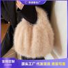 Plush Bag Women's Autumn and Winter Versatile New Casual Fluffy Handbag High-end Dumpling Bag