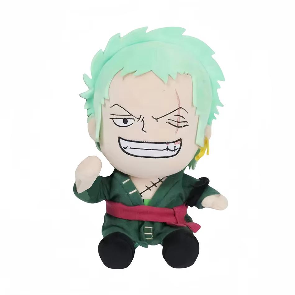 Японское Аниме 25 см One Piece Оригинальные Плюшевые Игрушки Мультяшная Фигурка Луффи Чоппер Эйс Ророноа Зоро Милая Мягкая Кукла Рождественские Подарки