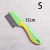 Stainless Steel Dog Flea Comb Fine Toothed Lice Comb Wool Cleaning Supplies Pet Hair Comb  Cat