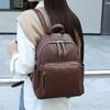 Genuine Leather Women's Bag Large Backpack Women's Fashion Handbag Large-capacity Backpack