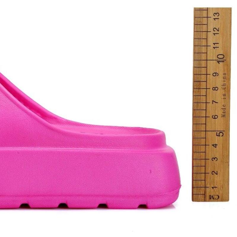 2024 Summer New Women Slippers Couple Beach Slippers Soft EVA Thick Sole Slides Shoes Platform Flat Heel Slippers Casual Sandals