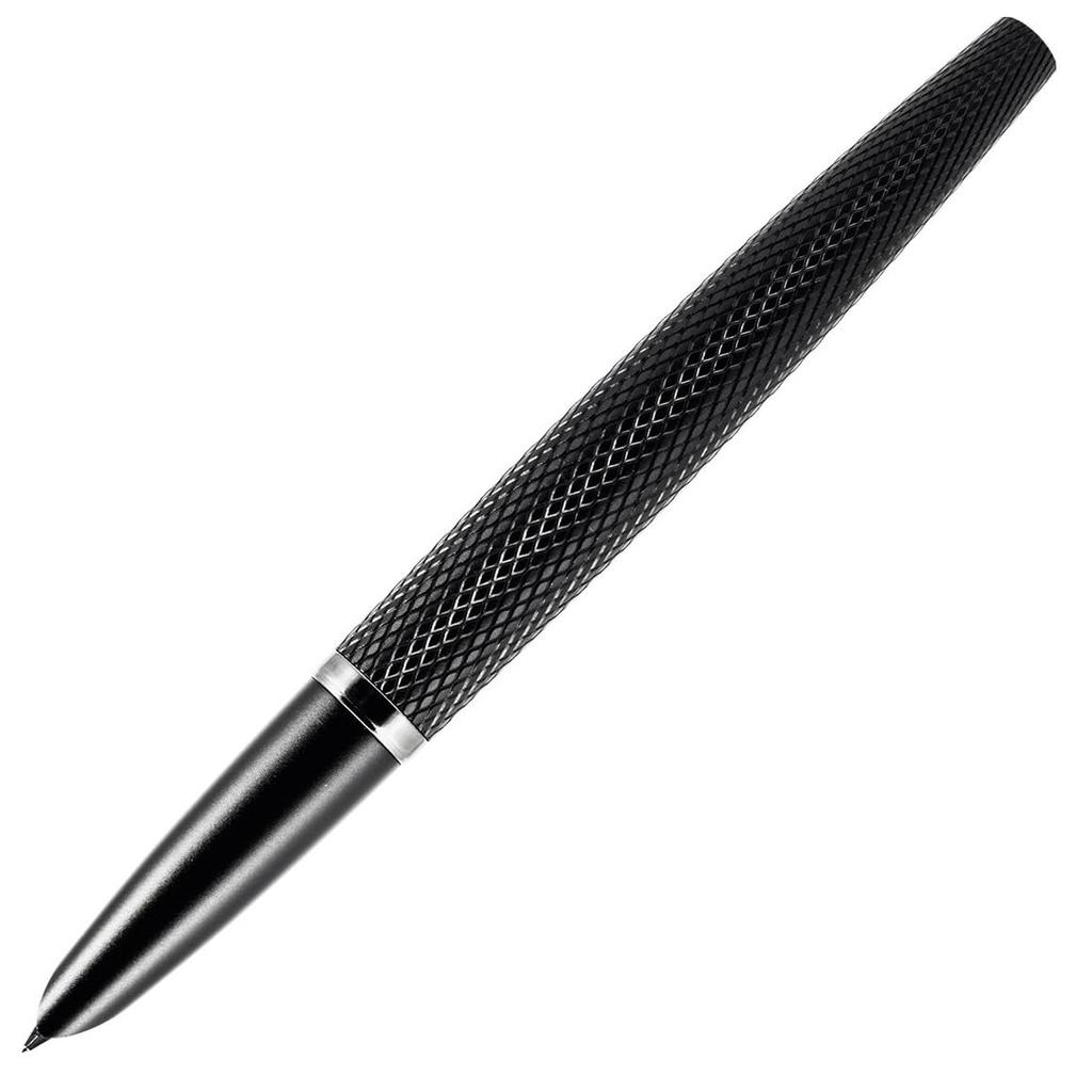 Diplomat Viper Guilloche Fountain Black Pen,