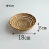 Hardness Rattan Wicker Woven Serving Baskets Rattan Basket  Restaurant Serving Tabletop Display