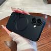 Роскошные матовые чехлы из жидкого силикона для iPhone 16 15 14 13 12 11 Pro Max Plus Для Magsafe Магнитная защитная пленка для объектива Мягкая крышка