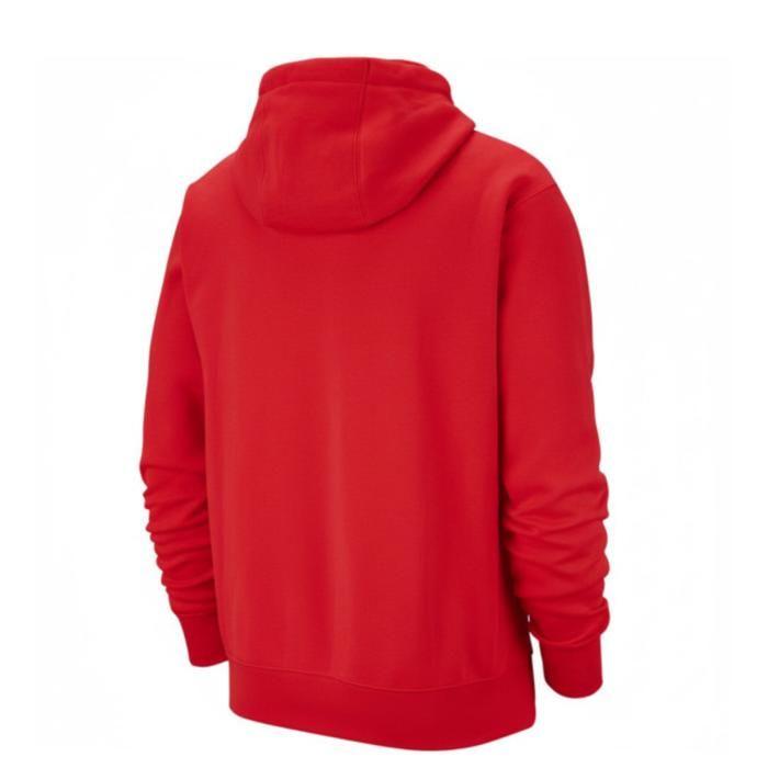 Sweat à Capuche inspiré Portugal Rouge - Collection Fans Numéro 7 - - Rouge