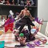 ONE PIECE Фигурки Аниме Зоро 27 см Фигурка Ророноа Зоро Король Ада Статуя из ПВХ Модель Коллекционная Настольная Игрушки Подарки на День Рождения