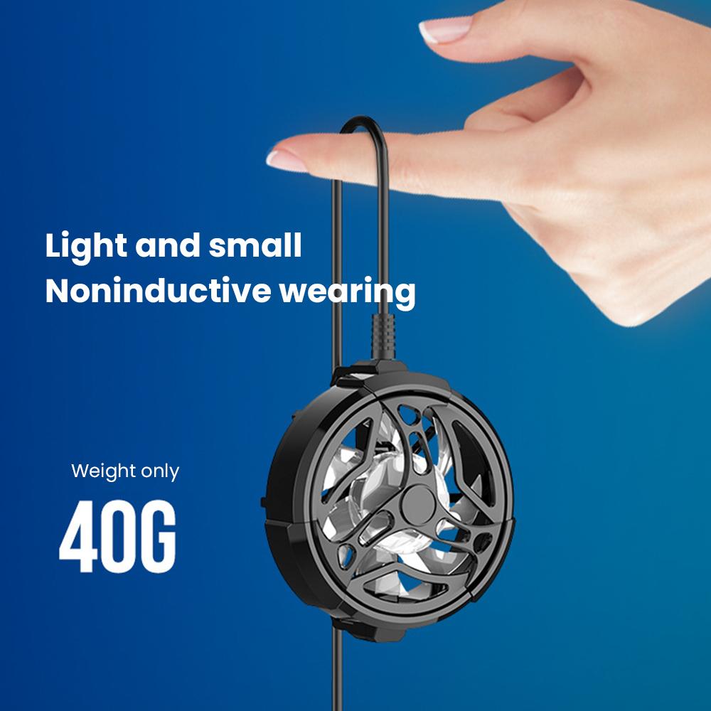 Универсальный RGB мини-вентилятор охлаждения телефона USB-радиатор Turbo Hurricane игровой кулер инструменты для iPhone Samsung Xiaomi Redmi Huawei Nova