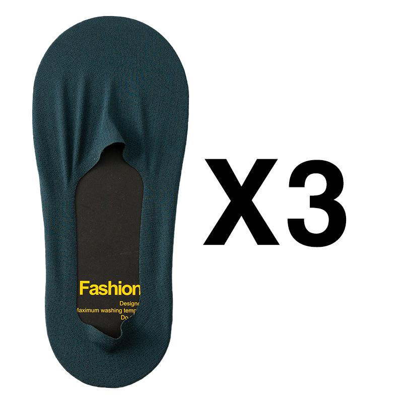 Silicone Anti-slip Invisible No Show Socks Summer Ultra-thin Breathable Sock Slippers Solid Color Ice Silk Low Cut Boat Socks