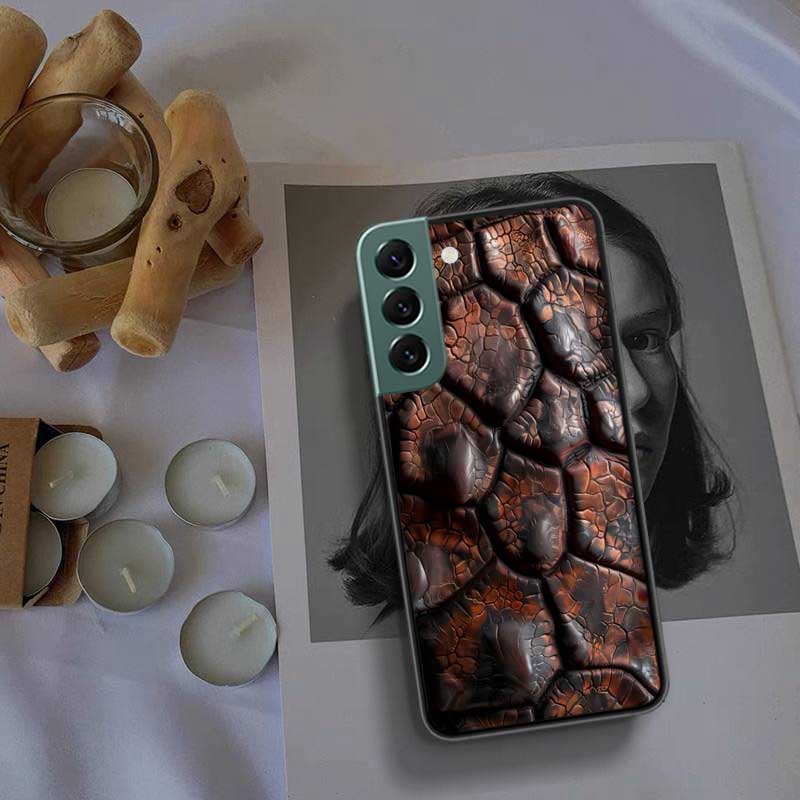 Чехол для телефона под крокодилью кожу для Samsung Galaxy S22 S25 Ultra S21 S10 Plus S26 Edge S20 S23 S24 FE Чехол Силиконовый Мягкий ТПУ Прозрачный