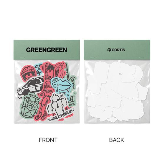2-й предзаказ Набор наклеек CORTIS GREENGREEN