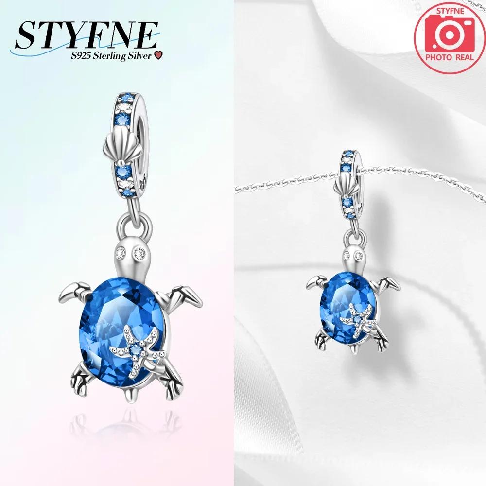 Exquisite Copper Colorful Star Turtle Charm Fit Original Bracelet Women Necklace Jewelry Gift Copper Charm Beads