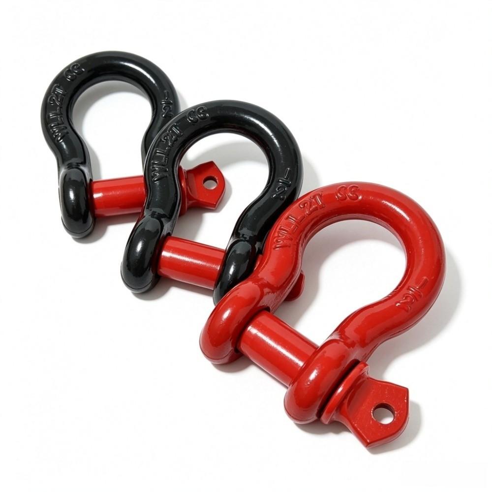 Anti-Rust D-Ring Shackle U-Shaped Tow Hook Towing Kit Tow Shackle Vehicle Recovery