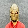 Medieval Skull Demon Helmet Steel Wearable Helmet Fierce Cosplay Armor Decor Role Playing Game Christmas