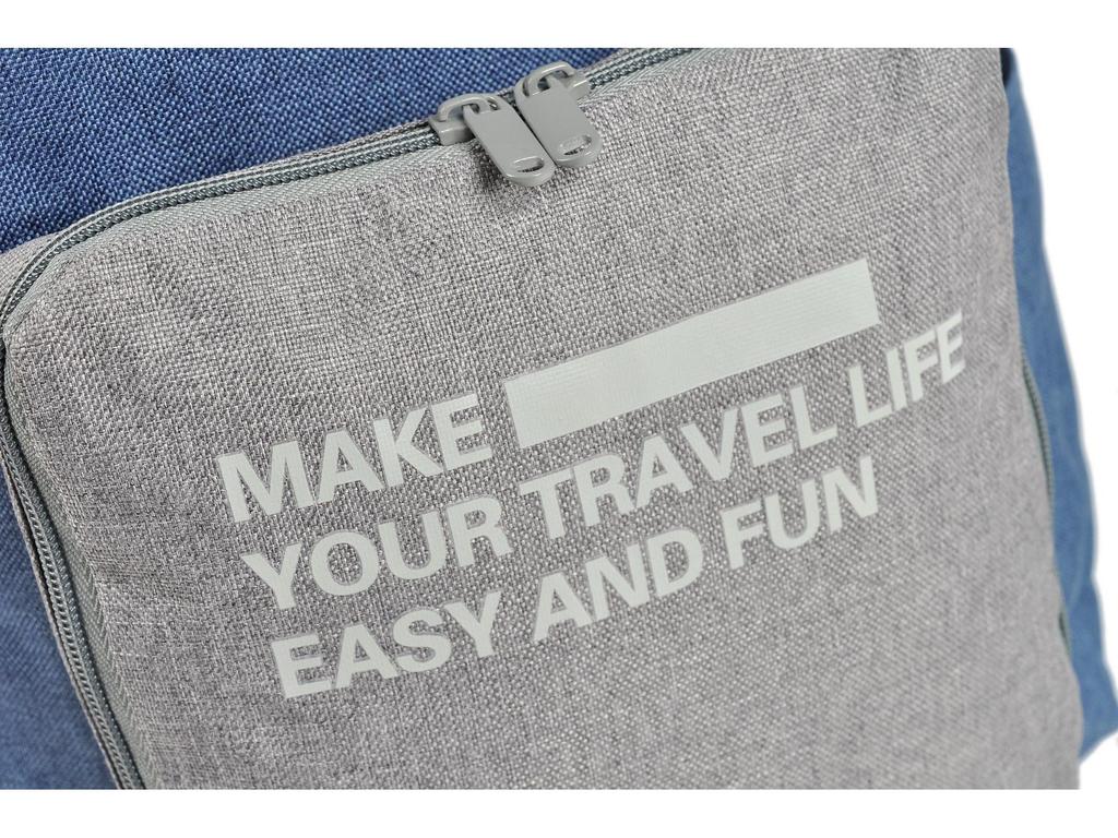 Утолщенный складной дорожный рюкзак и сумка-тележка