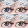 2 шт. корейские цветные контактные линзы мягкие натуральные цветные косметические синие красивые зрачки новые быстрая доставка