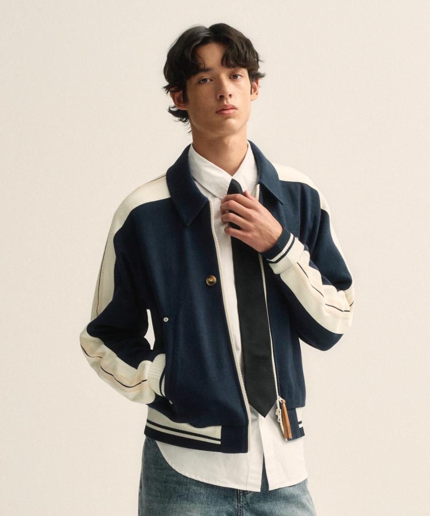 Куртка на молнии Satur Rawton Collar Track Classic Navy
