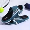 Male Slipper Pvc Beach Men's Shoe Casual Low Price Clappers 2024 Trend Comfortable Slides With Korean Style Adult Fun Eva Style