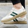 Men's Flats High Quality New Men Skate Shoes Genuine Leather Luxury Footwear Men Spring Autumn Men's Shoes Lace-Up Sneakers Man