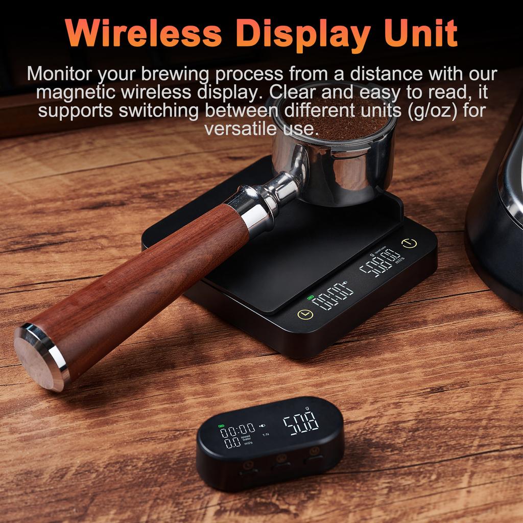 Digital Coffee Scale With Timer Wireless Display - 3Kg0.1G Accurate Kitchen Scale For Espresso And Pour Over Coffee