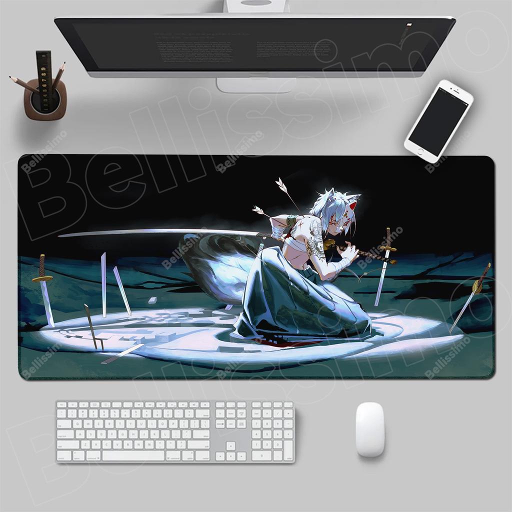 PC Gaming Accessories Touhou Project Mouse Pad Game Laptop Playmat Extra Large Anime Girl Izayoi Sakuya Kirisame Marisa Mousepad