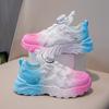 New Children's Sneaker Rotating Button Mesh Breathable Running Shoes
