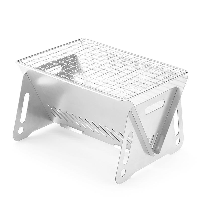 Detachable Stainless Steel Mini Small Grill Portable Outdoor Barbecue Grill Assembly Grill