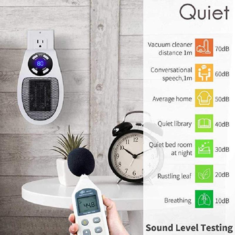 Зимний электрический обогреватель 500 Вт, портативная нагревательная плита, мини-розетка, мощный, быстрый нагрев, теплый обогреватель, электрический обогреватель с дистанционным управлением