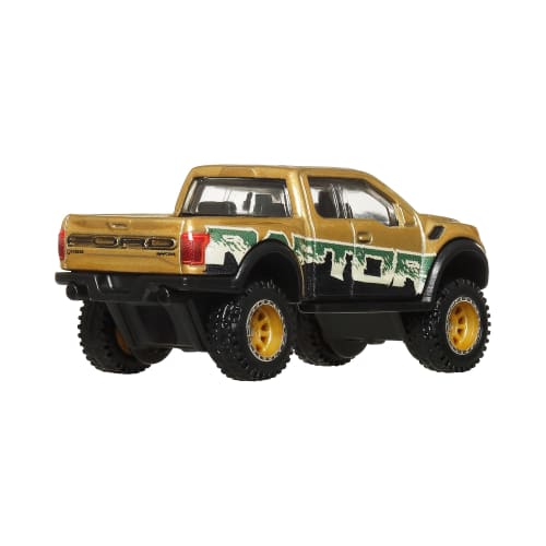 Hot Wheels Car Culture Off-Road 2017 Ford F150 Raptor Vehicle Toy, Gold, JBK70, for Ages 3 and Up