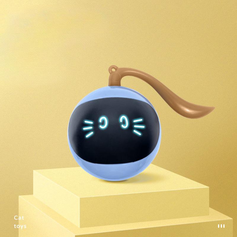 Pet Little Magic Ball Cat Toy Электрический Кот Забавный Мяч Интеллектуальный Автоматический Катящийся Мяч Забавная Игрушка Для Кошек Мяч