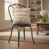 Vintage Tufted Fringed Cushion Cover Rustic Style Pillowslip Elegant Pillowcase  Bed
