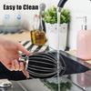6-проволочная насадка-венчик подходит для миксера Kitchenaid с наклонной головкой, замена K45Ww, нержавеющая сталь, взбиватель для яиц и густых сливок