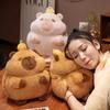 Nap Pillow Capybara Hand Pillow With Blanket Warming Capybara Anime Fluffty Toy  Chlidren