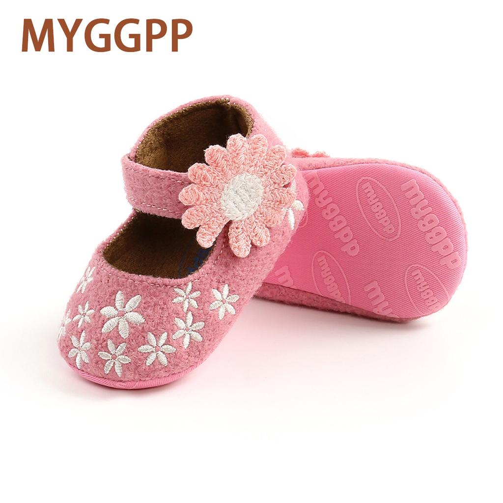 MYGGPP/весенне-осенняя детская обувь принцессы с подсолнухом, маленькая детская обувь, детская обувь, обувь для малышей с мягкой подошвой
