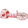 Ball Pool Pool-tube-teepee 3pc Play Tent Children Kids Play House