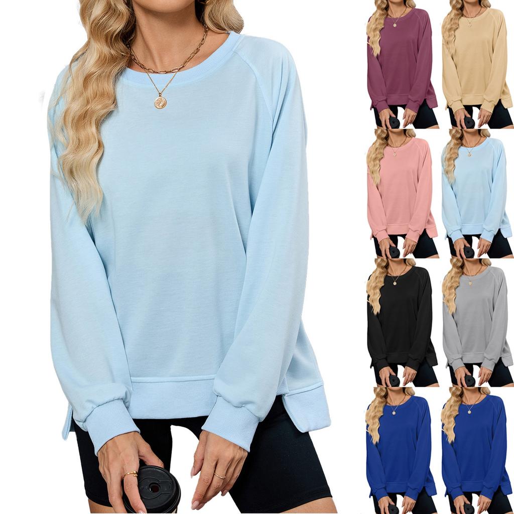 Long Sleeve Shirts For Women Print Graphic Tees Blouses Casual Plus Size Basic Tops Pullover