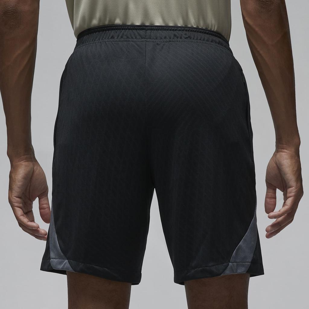 Jordan Шорты футбольные Dri FIT Paris Saint Germain Strike Третьи Мужские Черные DZ0863-010