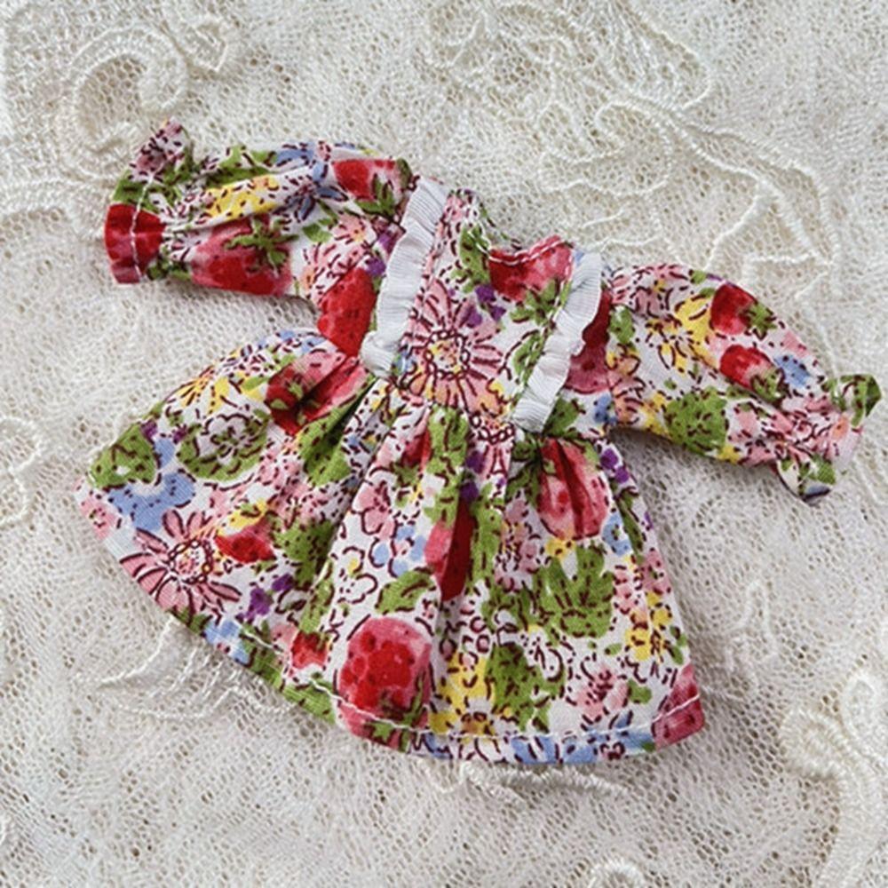 Handmade Dolls Outfits Dresses Fashion Doll Clothes Skirt for 1/11 OB11 Dolls/for 1/12 BJD Dolls