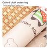 Comfortable Summer Small Cat Cooling Mat Moistureproof Medium Dog Sleeping Bed Cushion Rattan Mat Pet Puppy Accessories