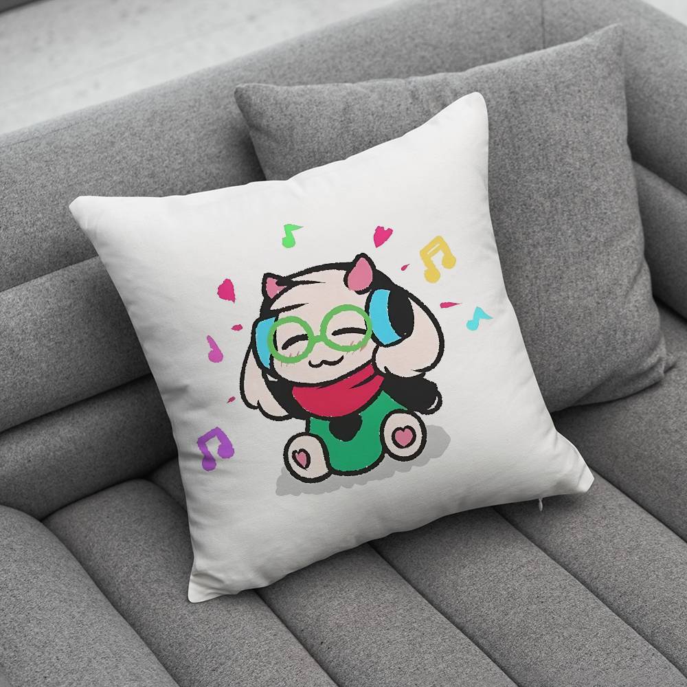 DDeltarune Ralsei Pillow Case Pillowcase Home Sofa Cushions Car Cushions Pillowcover Office Pillowshell Pillow