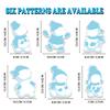 24 Sets Christmas Snowman Craft Kits - Winter Diy Ornaments Decorations Art Sets - Make Your Own Snowman Stickers Arts And Craft